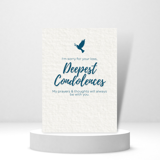 I'm Sorry for Your Loss | Sympathy Card