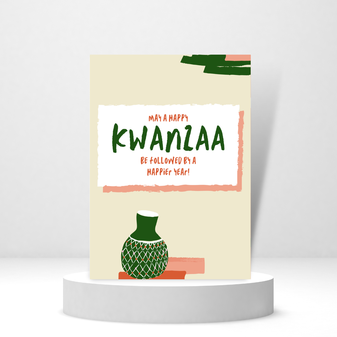 Happy Kwanzaa - Personalized Greeting Card for Someone in Jail or Prison