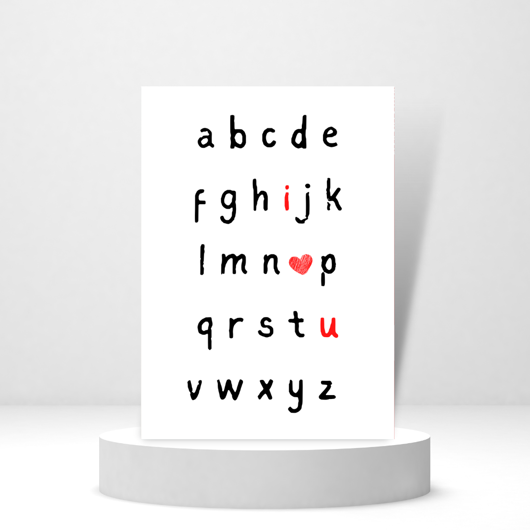 I ❤️ U | Valentine's Day Card