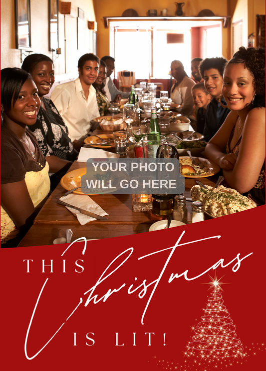 This Christmas is Lit | Christmas Photo Card
