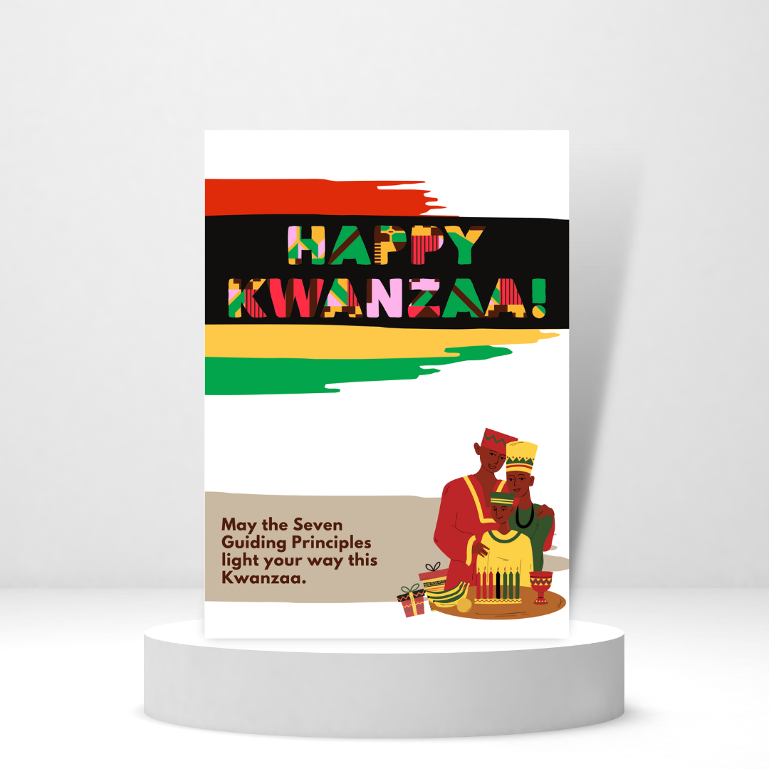 Happy Kwanzaa - Personalized Greeting Card for Someone in Jail or Prison