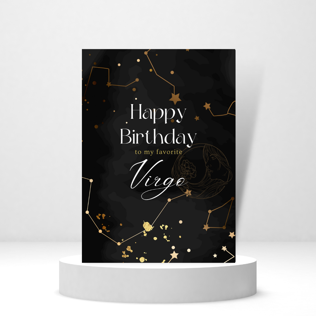 Happy Birthday to My Favorite Virgo | Astrology Card