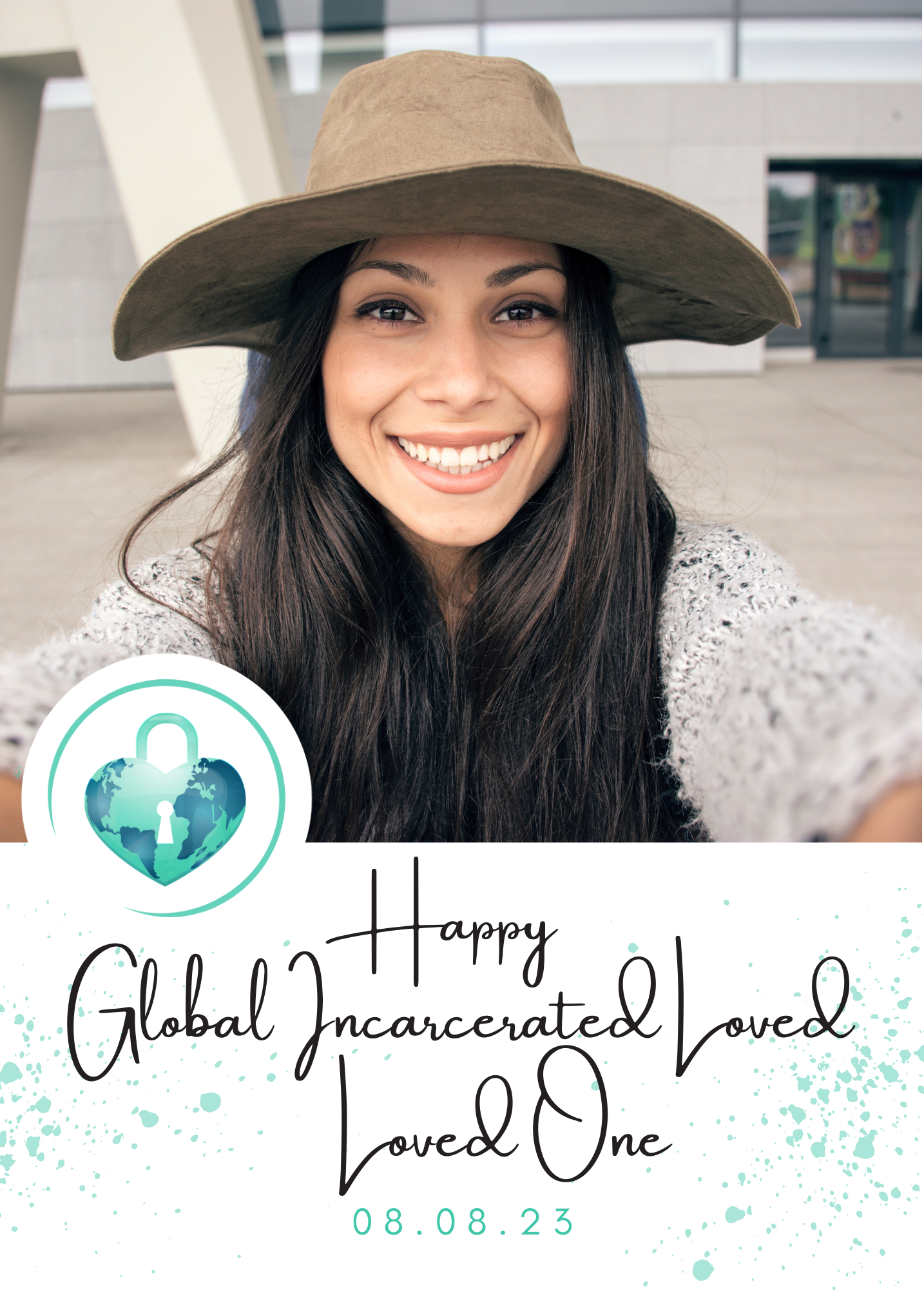 Happy Global Incarcerated Loved One Day Photo Card - Personalized Greeting Card for Someone in Jail or Prison