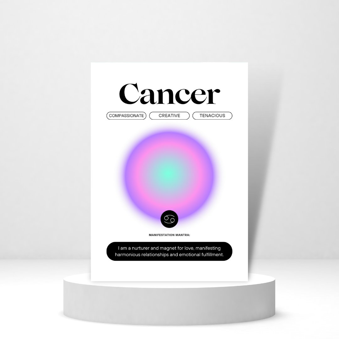 Cancer Mantra - Personalized Greeting Card for Someone in Jail or Prison