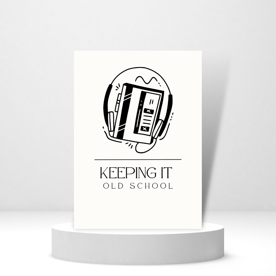 Keeping it Old School | Friendship Card