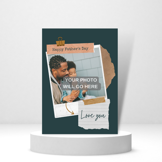 Happy Father's Day (Polaroid & Note) | Father's Day Photo Card