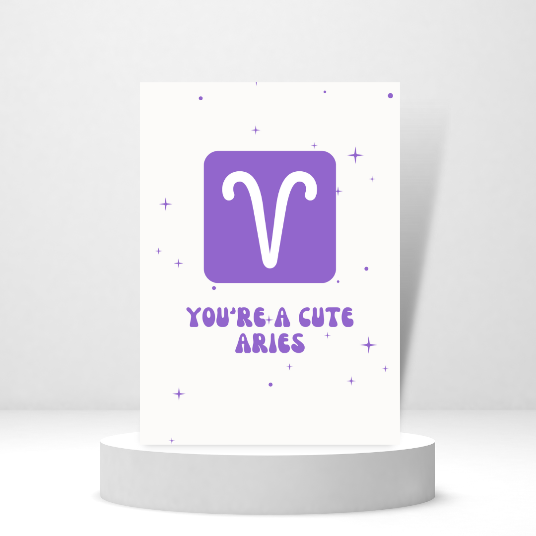 You're a Cute Aries