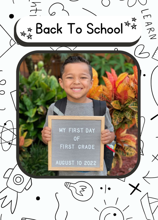 Back to School Photo Card | Sketch