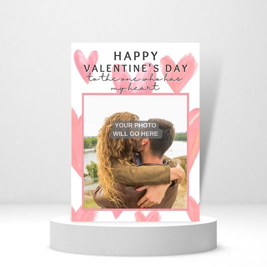 To The One Who Has My Heart Photo Card