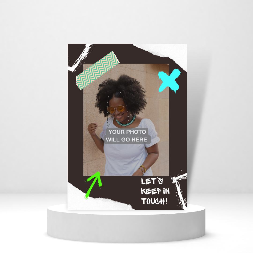 Keep In Touch - Personalized Greeting Card for Someone in Jail or Prison