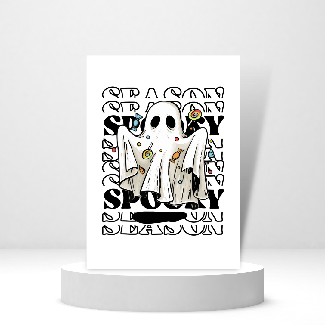 Spooky Season Card- Personalized Greeting Card for Someone in Jail or Prison