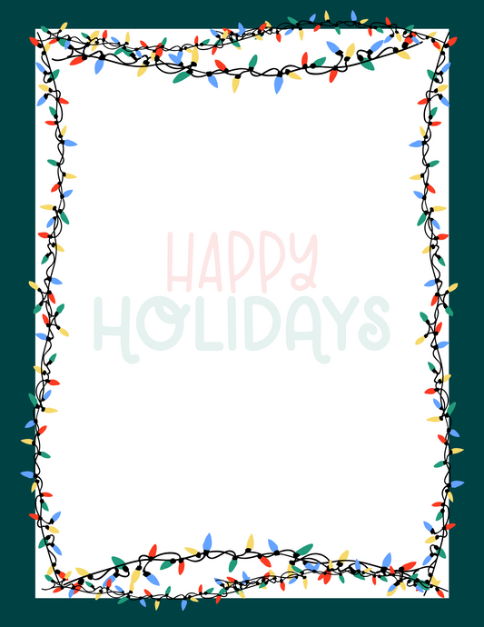 Happy Holidays | Letter