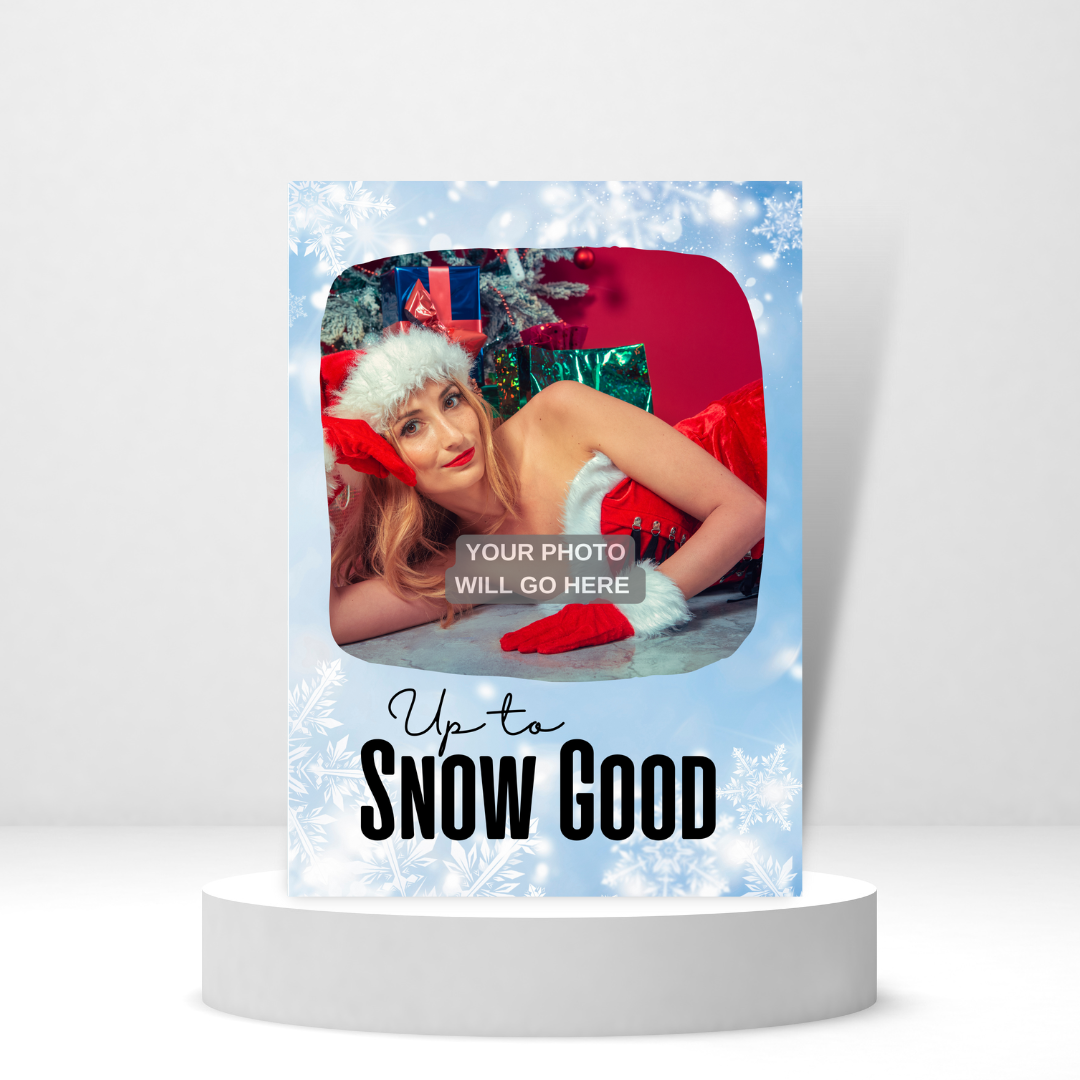 Up to Snow Good | Holiday Photo Card