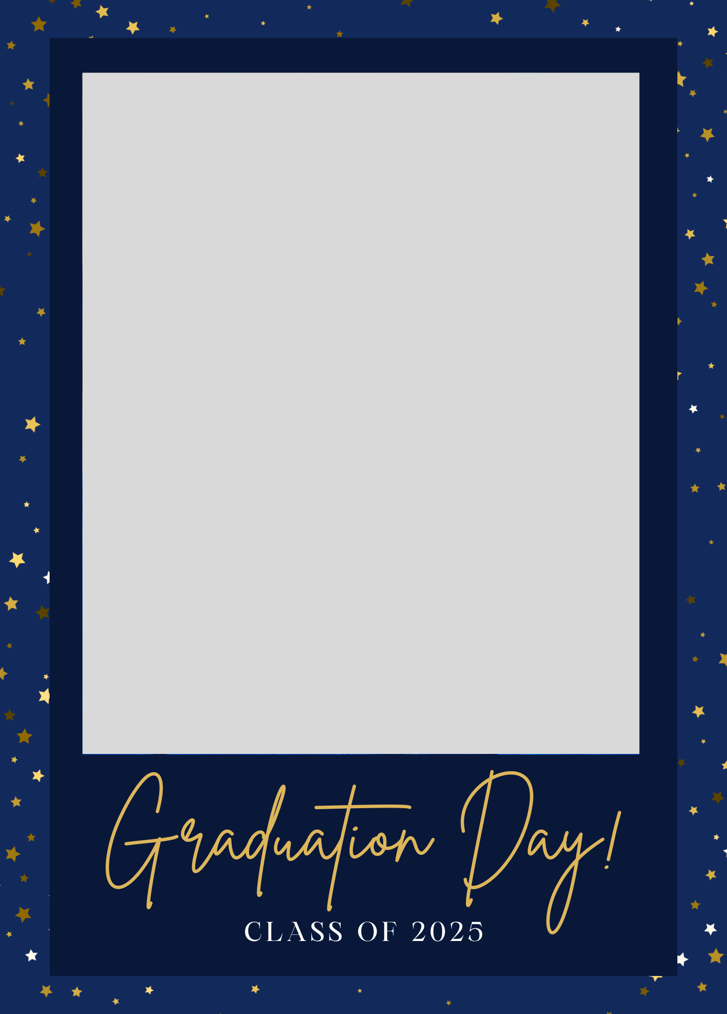 Graduation Day Photo Card | Blue | Graduation Card