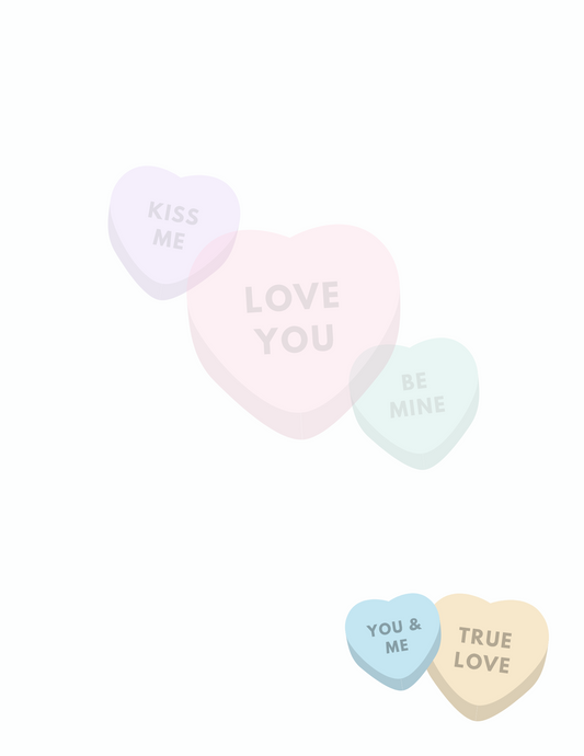 Candy Hearts | Letter