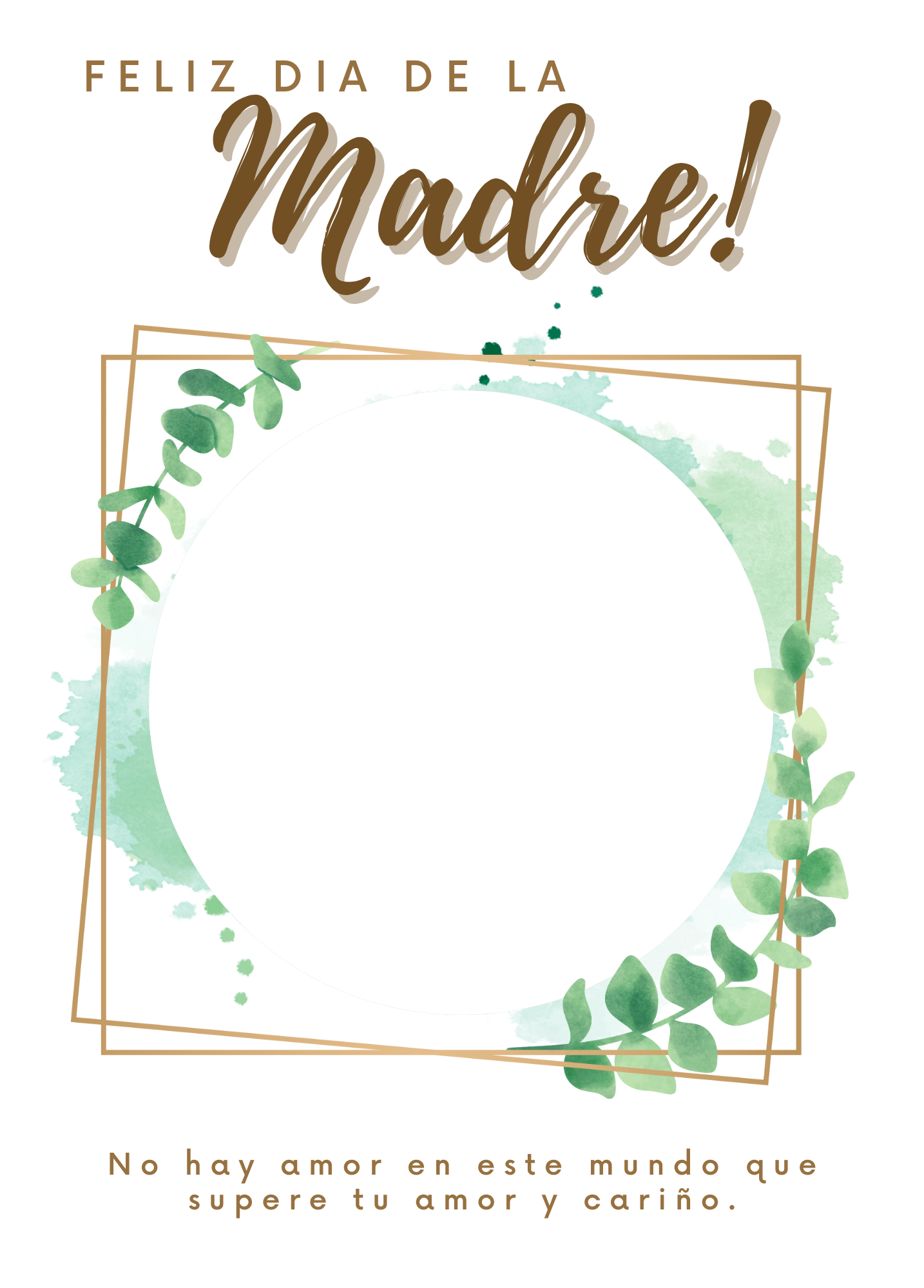 Feliz dia de la Madre - Tarjeta con Foto