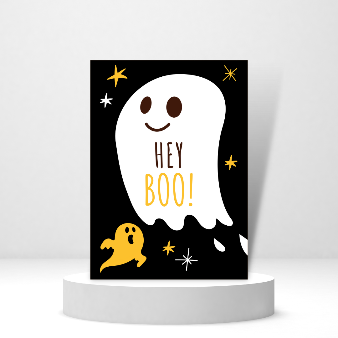 Hey Boo - Personalized Greeting Card for Someone in Jail or Prison
