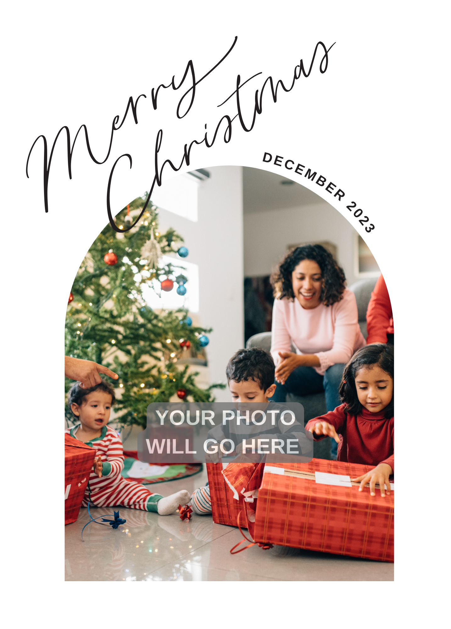 Merry Christmas - Personalized Greeting Card for Someone in Jail or Prison