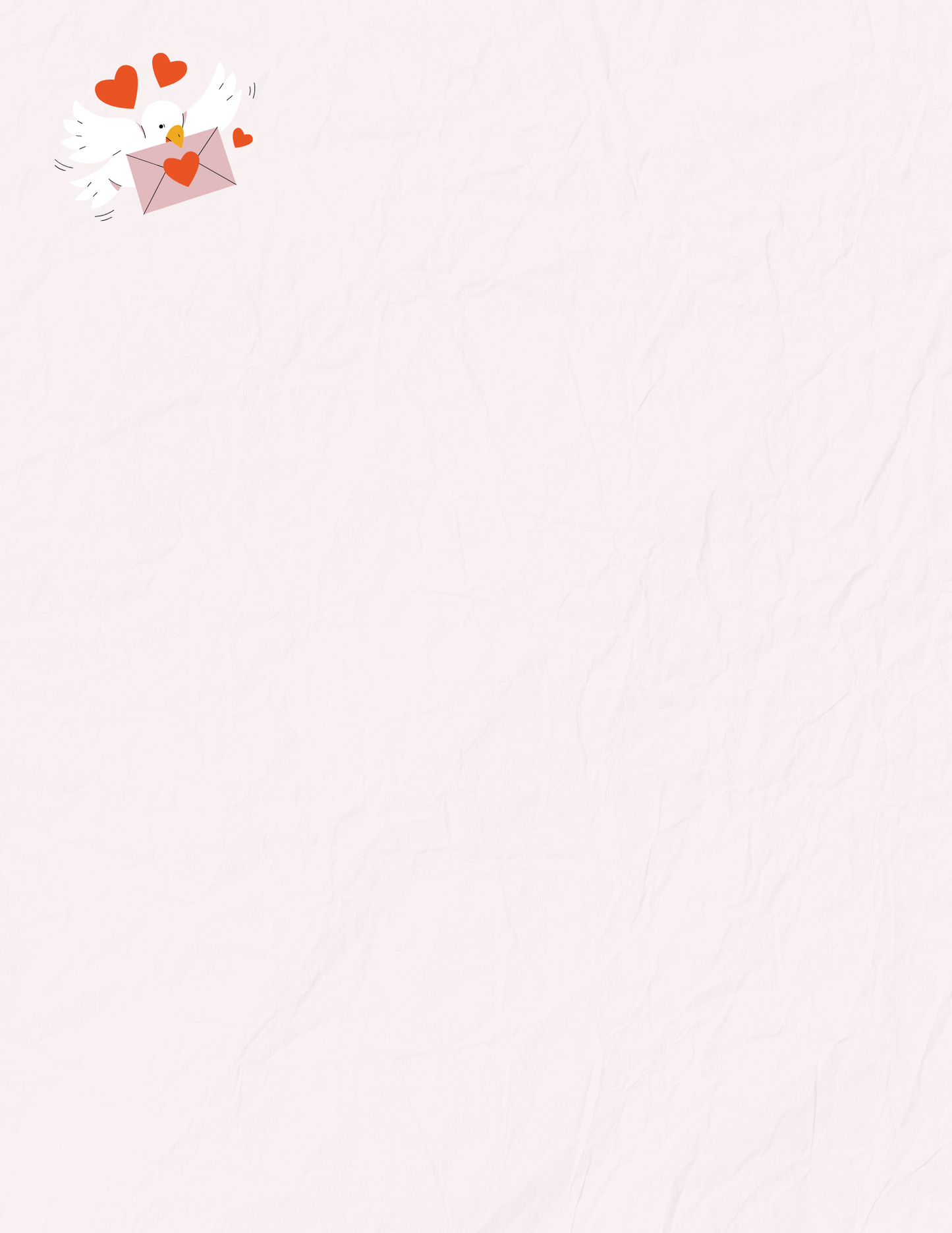 Love Dove | Letter