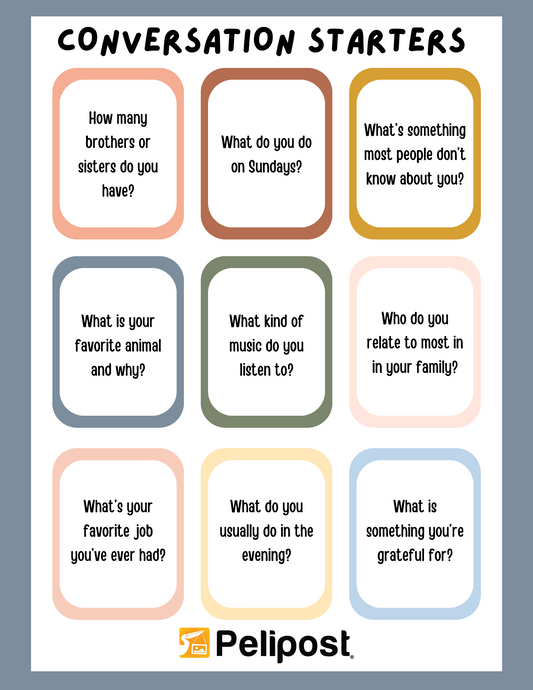 Conversation Starters | FREE Digital Download