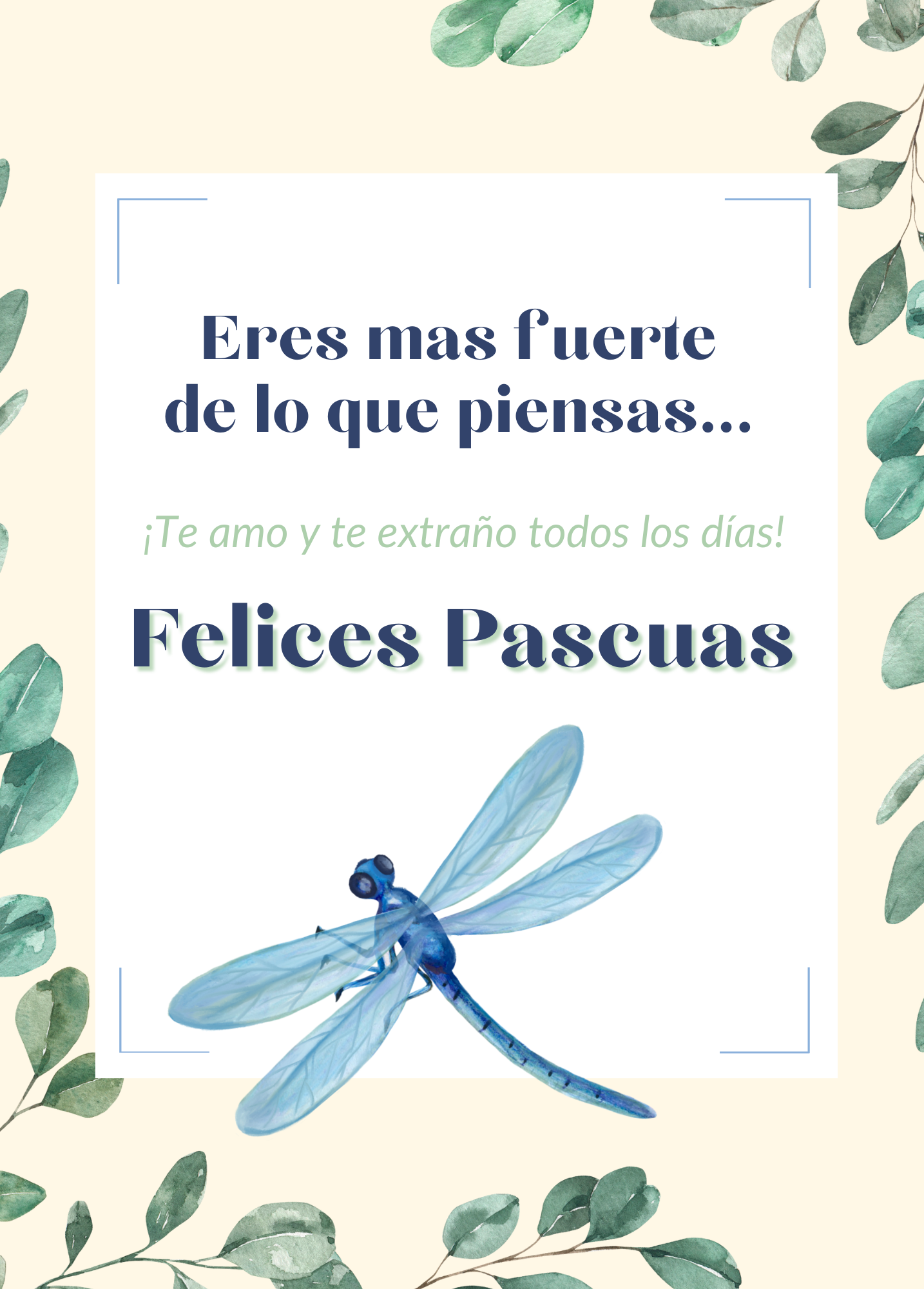 Más fuerte de lo que piensas | Tarjeta de Pascua