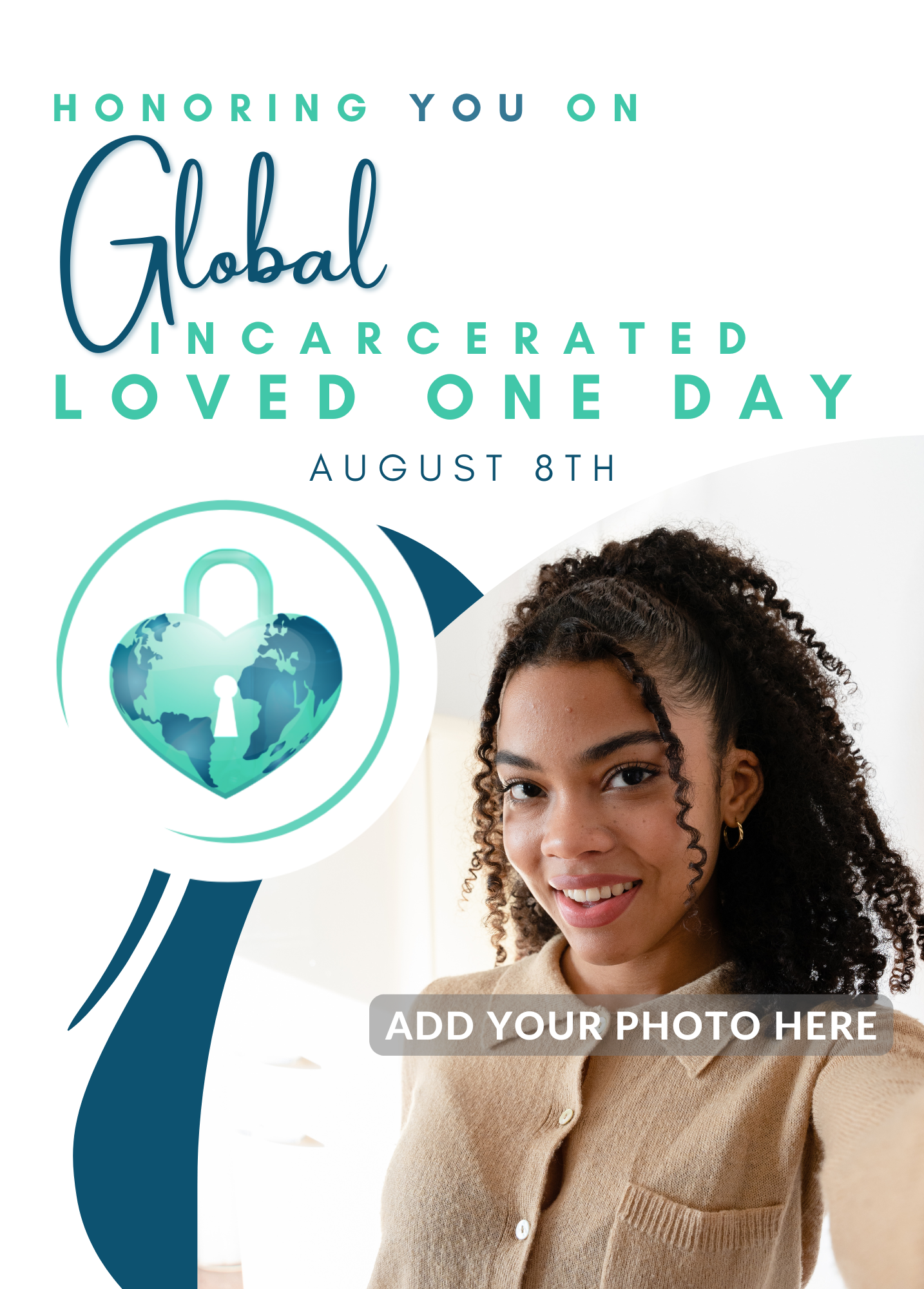 Honoring You on Global Incarcerated Loved One Day | GILO Day Photo Greeting Card