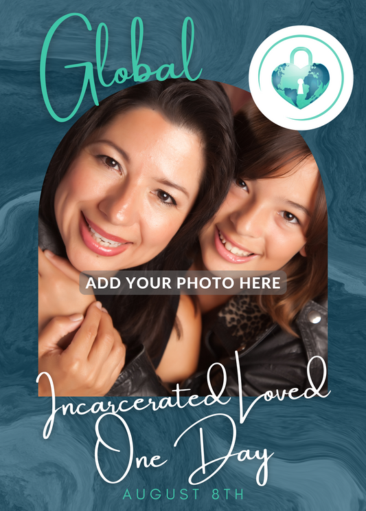 Global Incarcerated Loved One Day (Deep Blue) | GILO Day Photo Greeting Card