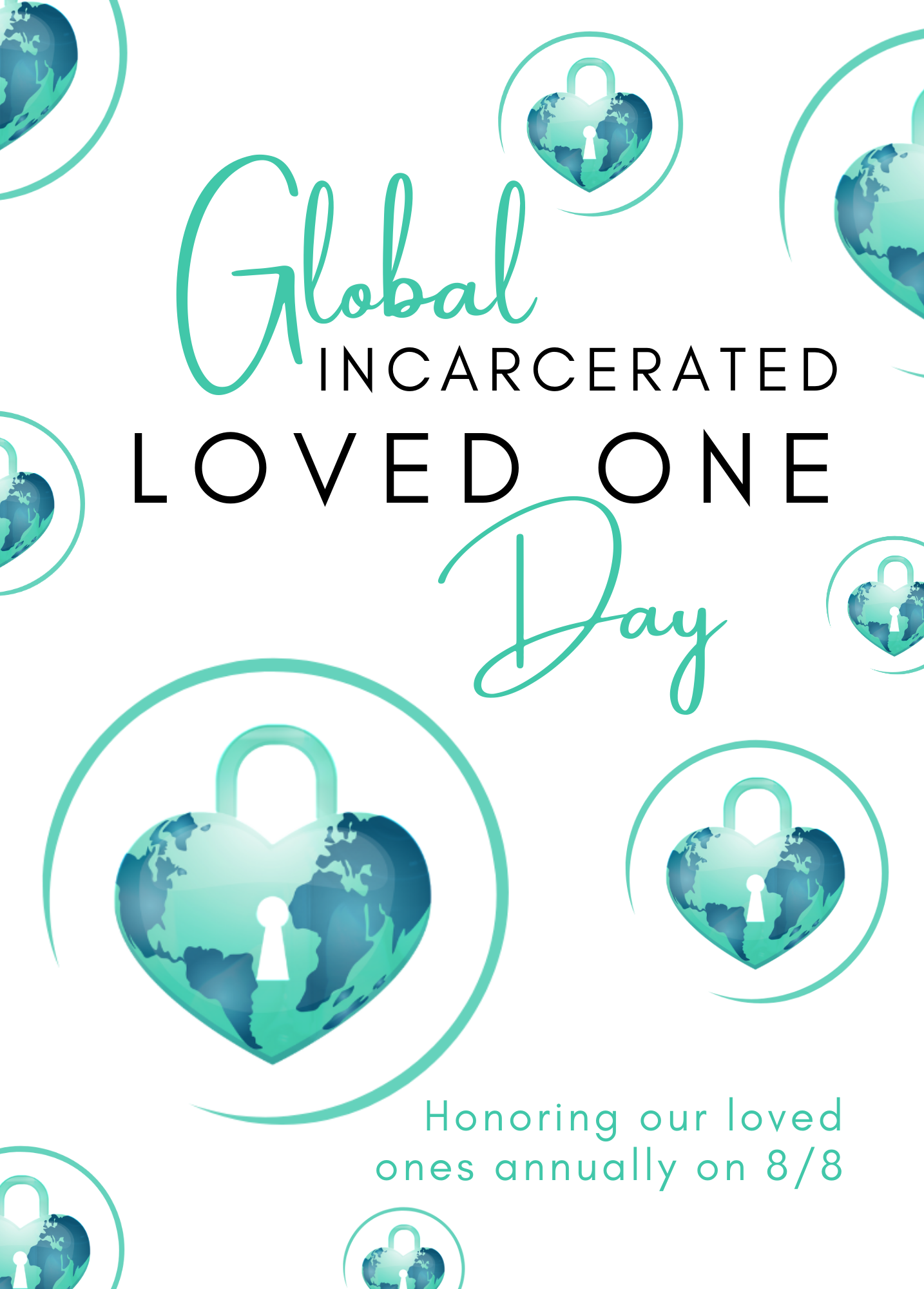 Global Incarcerated Loved One Day (Hearts) | GILO Day Greeting Card