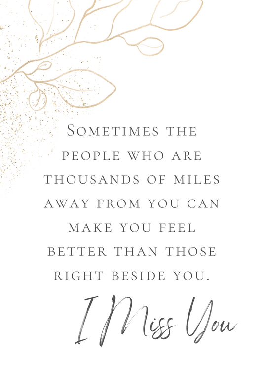 I Miss You | Love Card