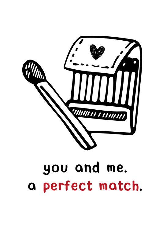 Perfect Match | Love Card