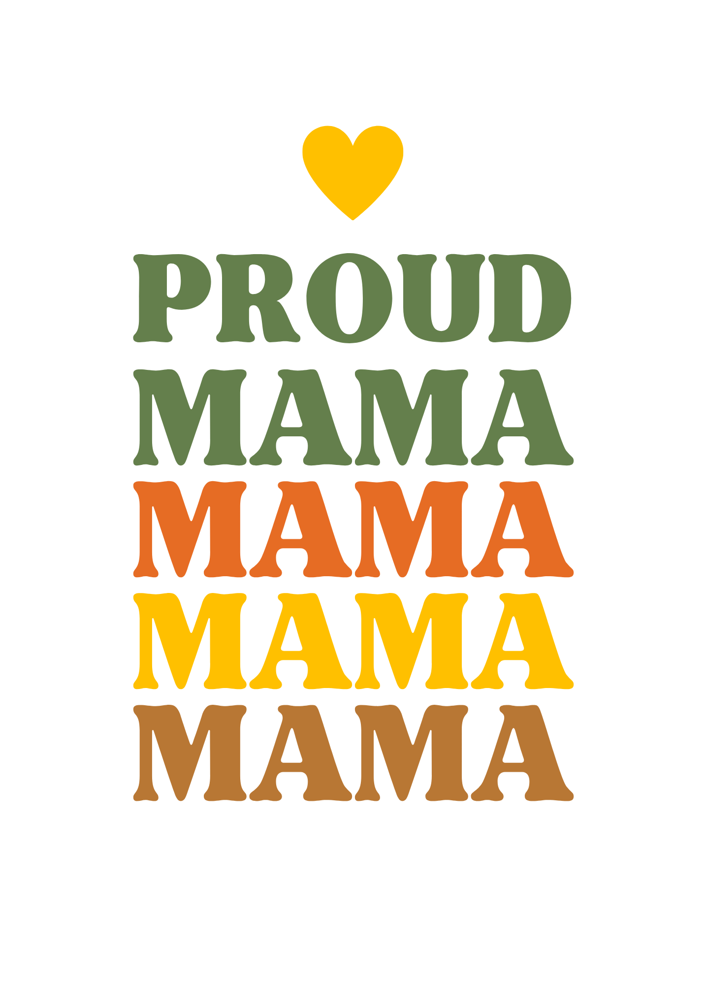 Proud Mama | Encouragement Card | Mother's Day Card