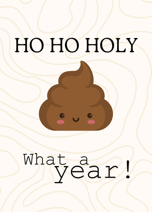 Ho Ho Holy 💩, What a Year! | New Year Card