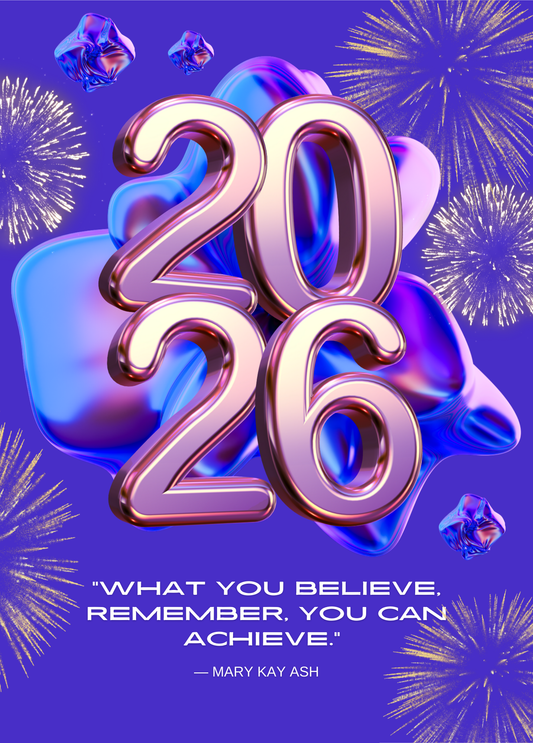 What You Believe, Remember, You Can Achieve (2026) | New Year Card