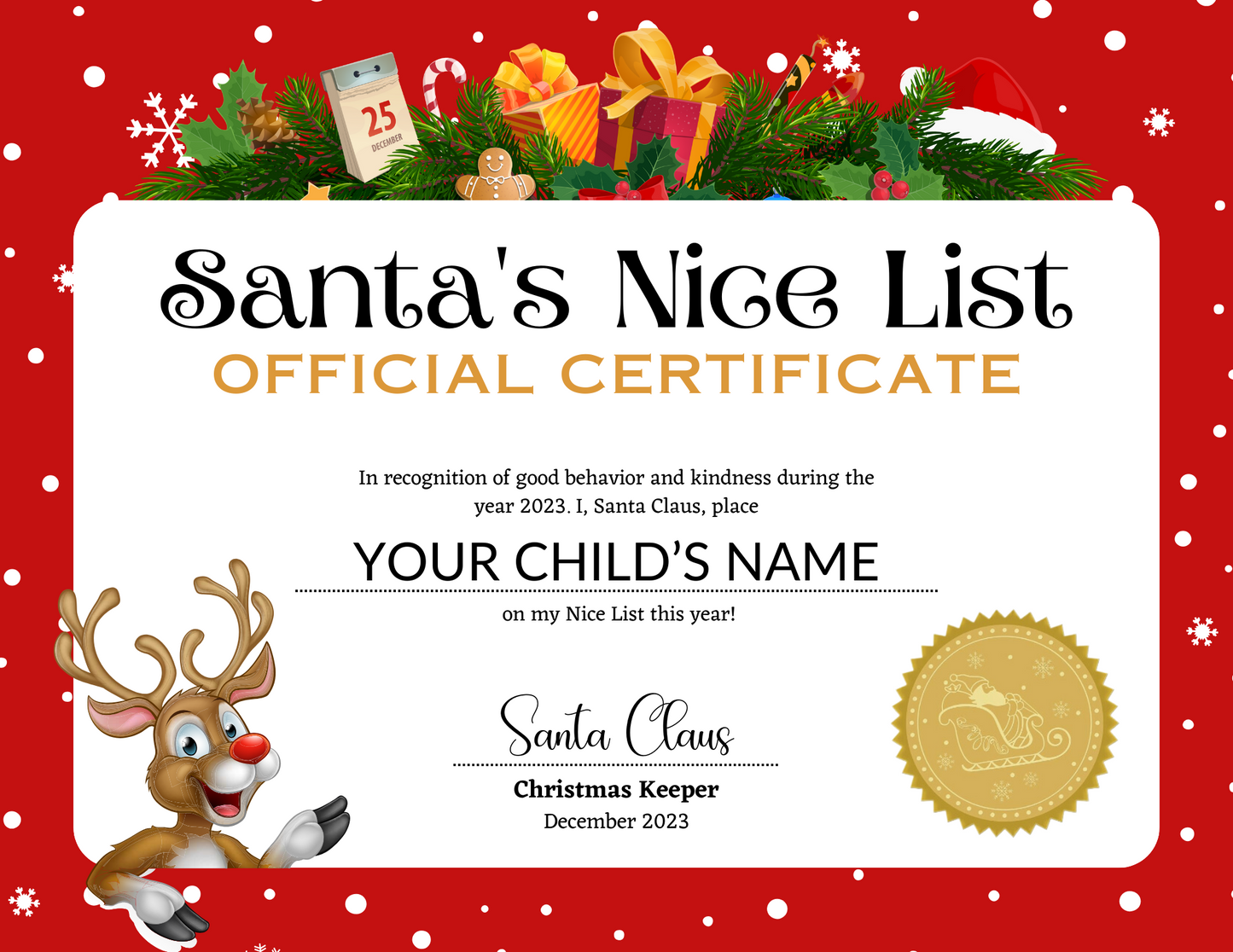 ULTIMATE SANTA BUNDLE | Letter from Santa | Custom Letter From Santa for Kids | Mailed to Your Child from the North Pole