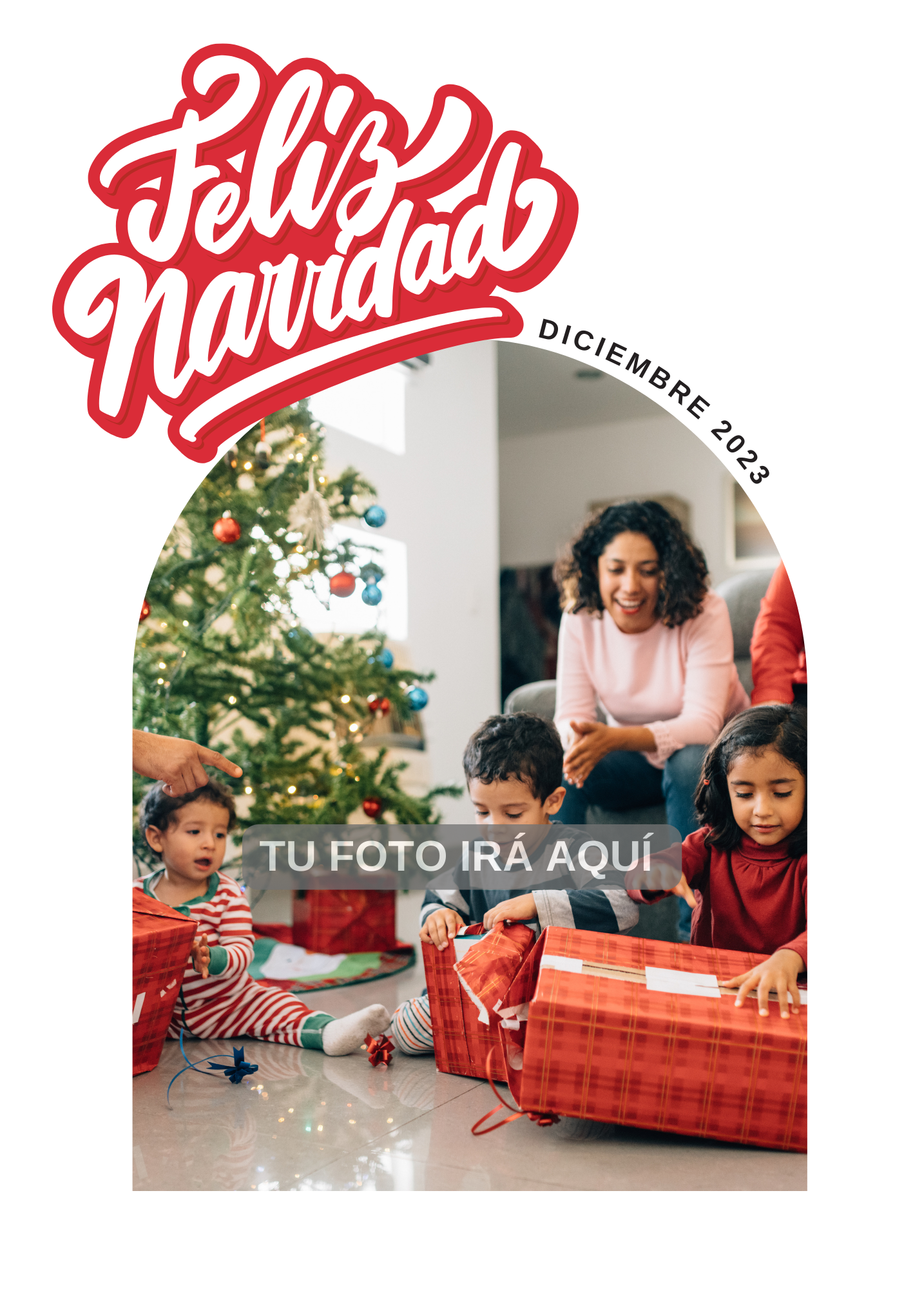 Feliz Navidad (Diciembre 2023) - Personalized Greeting Card for Someone in Jail or Prison