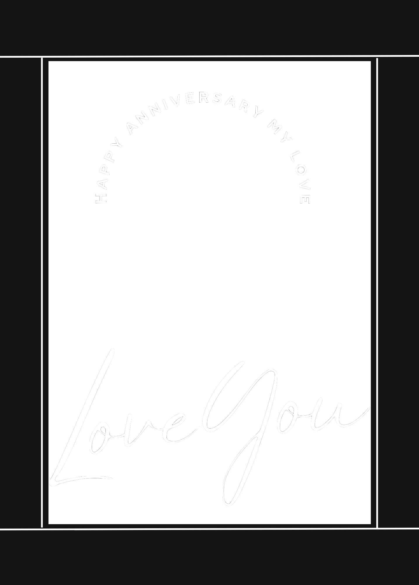 Love You | Anniversary Photo Card