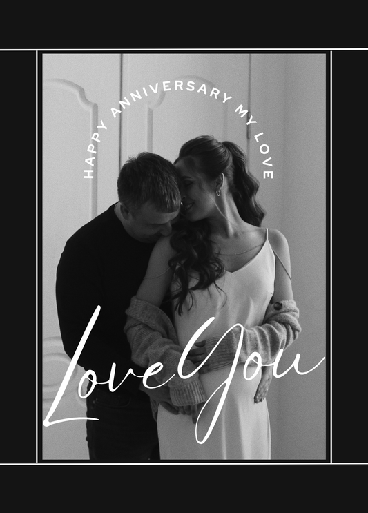 Love You | Anniversary Photo Card