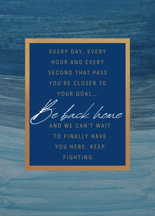 Be Back Home | Encouragement Card
