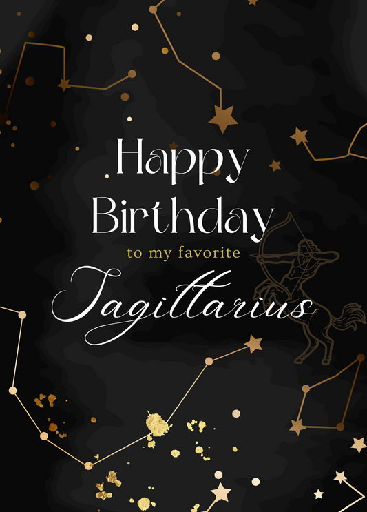 Happy Birthday to My Favorite Sagittarius | Astrology Card