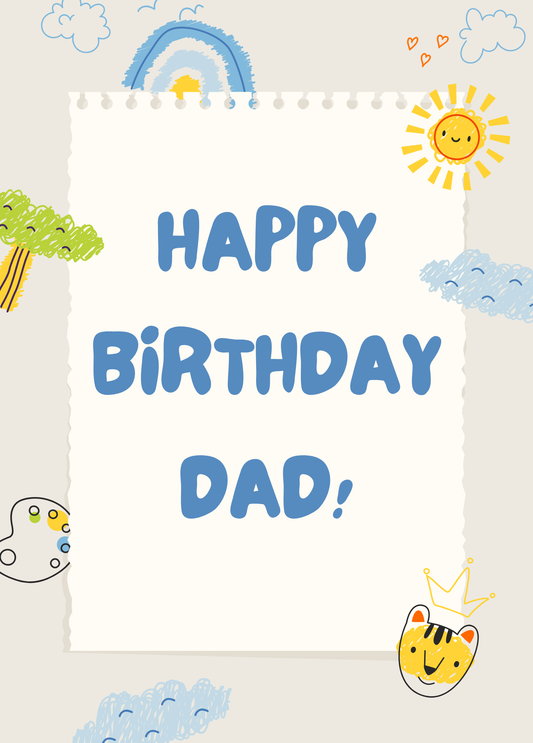 Happy Birthday Dad (From Child) | Birthday Card