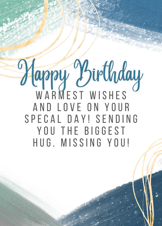 Missing You | Birthday Card