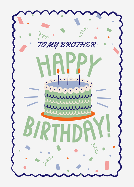 To My Brother | Birthday Card