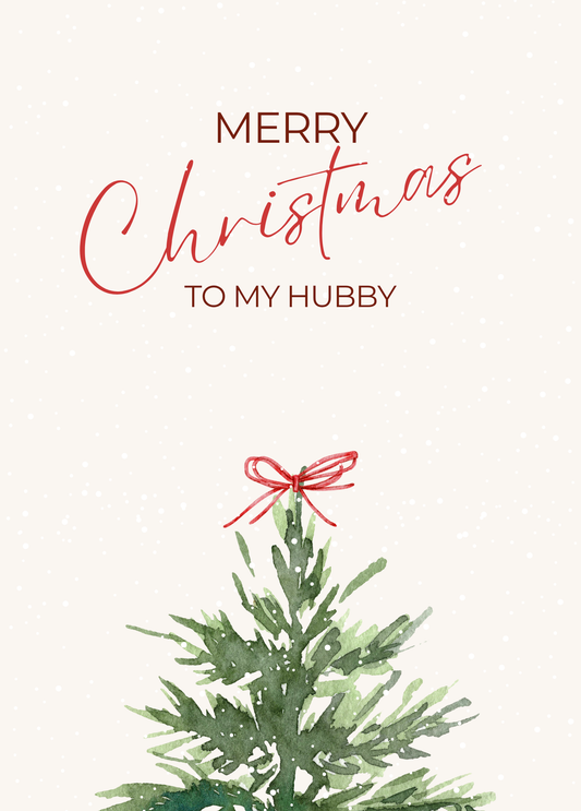 To My Hubby | Christmas Card