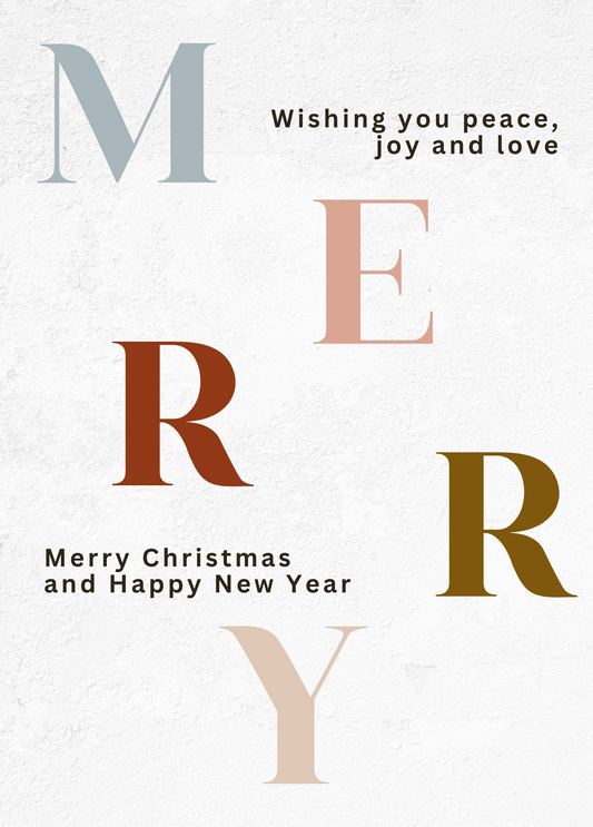 Peace, Joy, and Love | Christmas Card