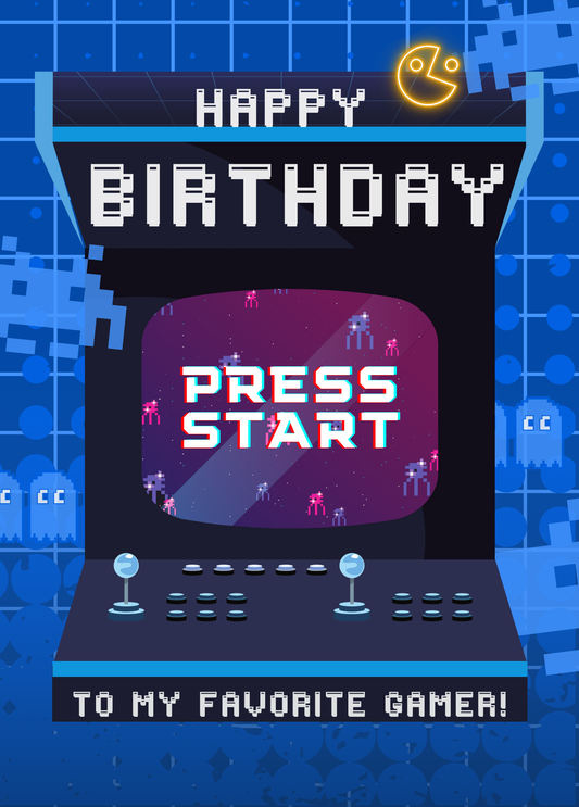 Happy Birthday To My Favorite Gamer | Birthday Card