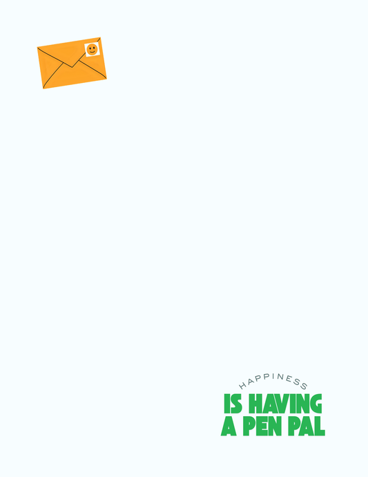 Happiness Is Having a Pen Pal | Letter