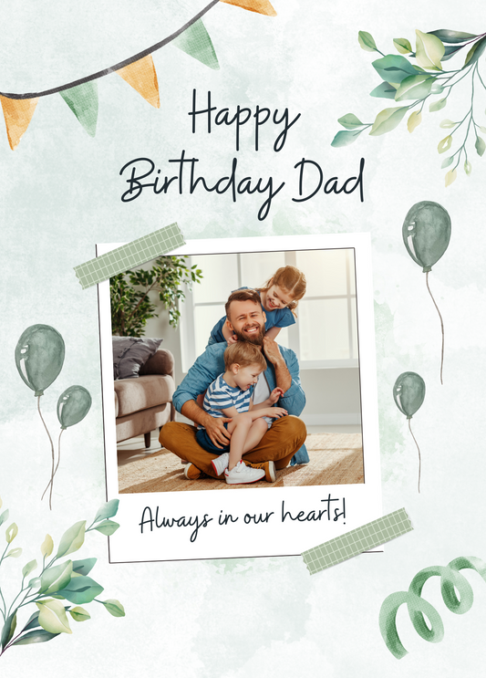 Happy Birthday Dad | Birthday Photo Card