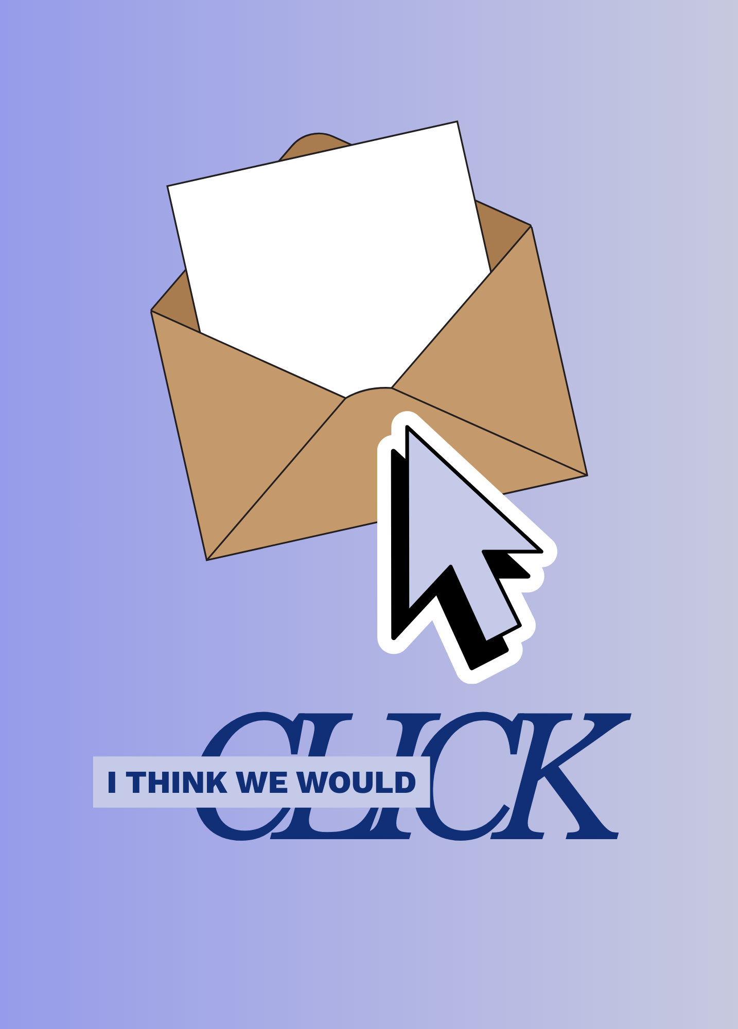 I Think We Would Click | Pen Pal Card