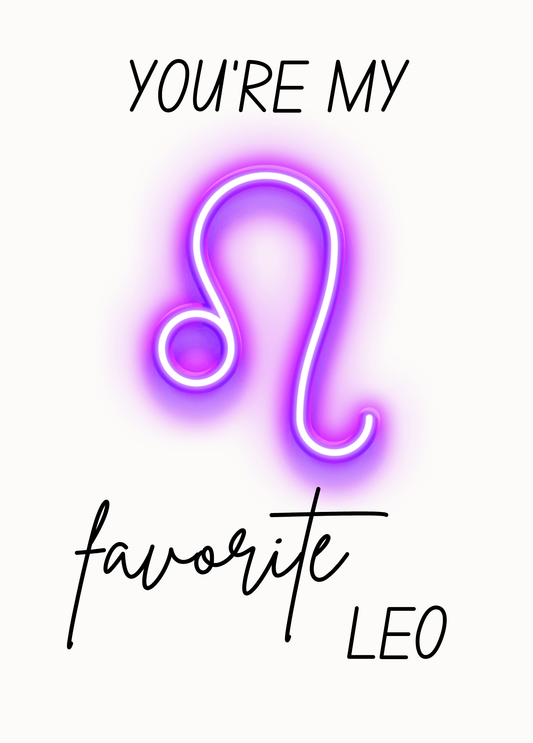 You're My Favorite Leo