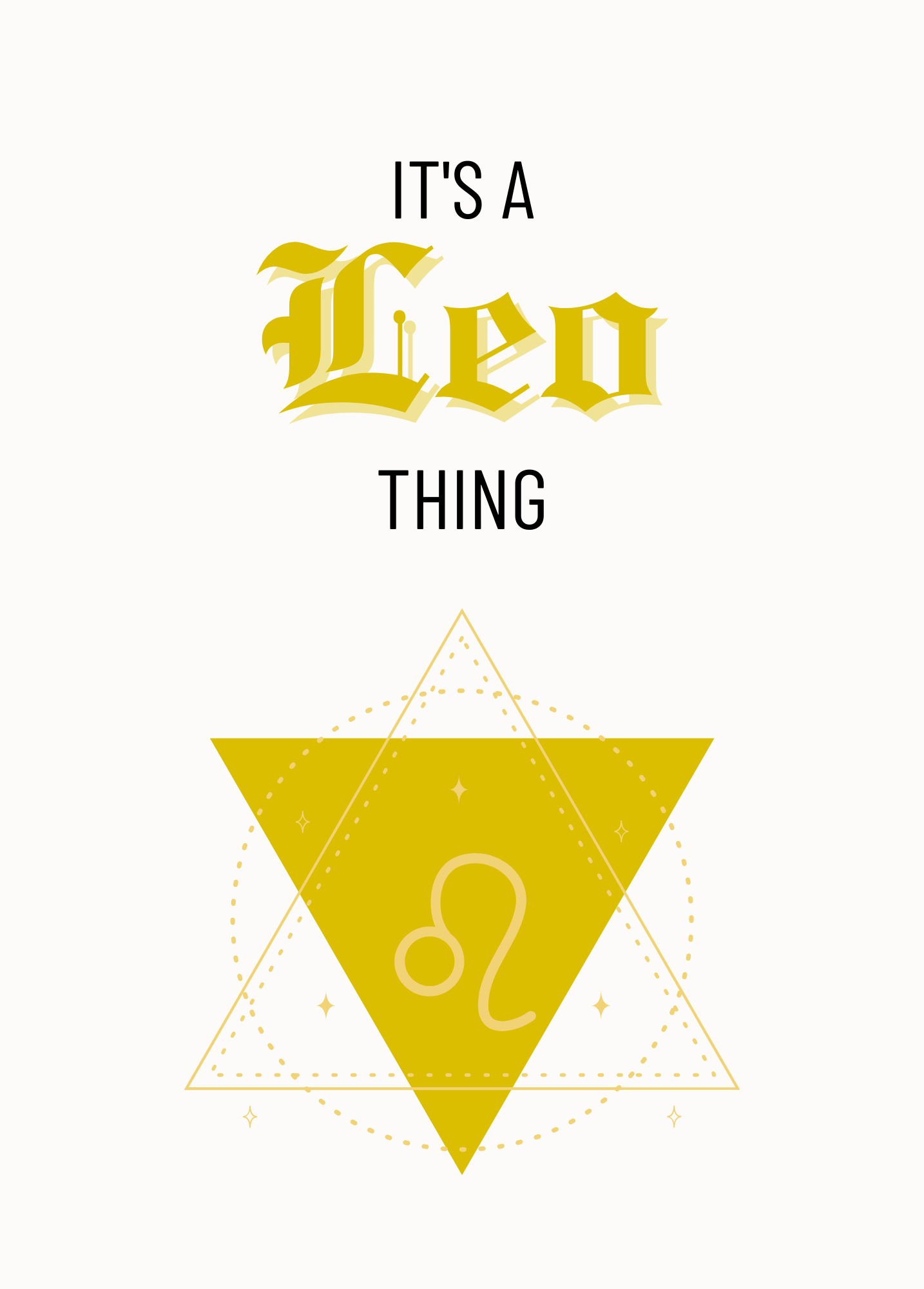 It's a Leo Thing